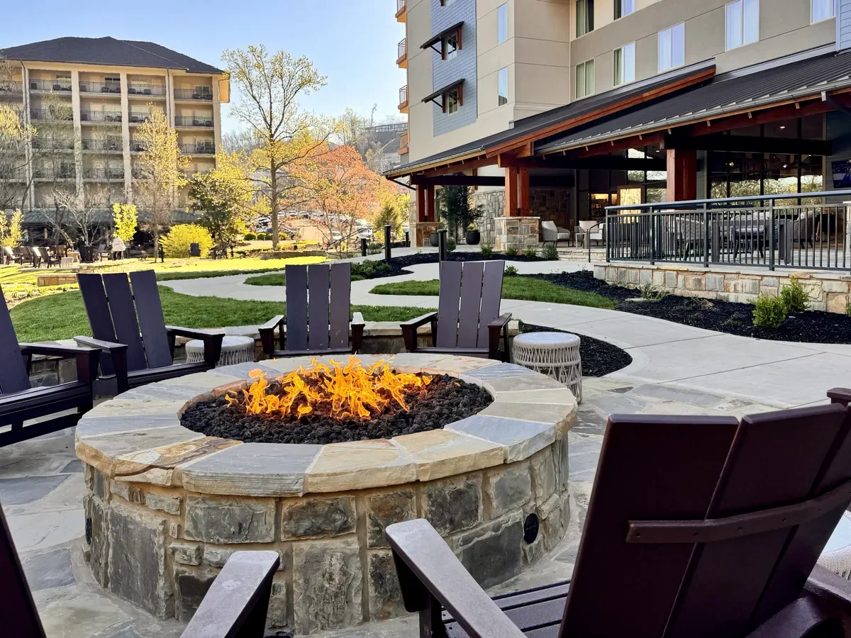 embassy suites gatlinburg firepit