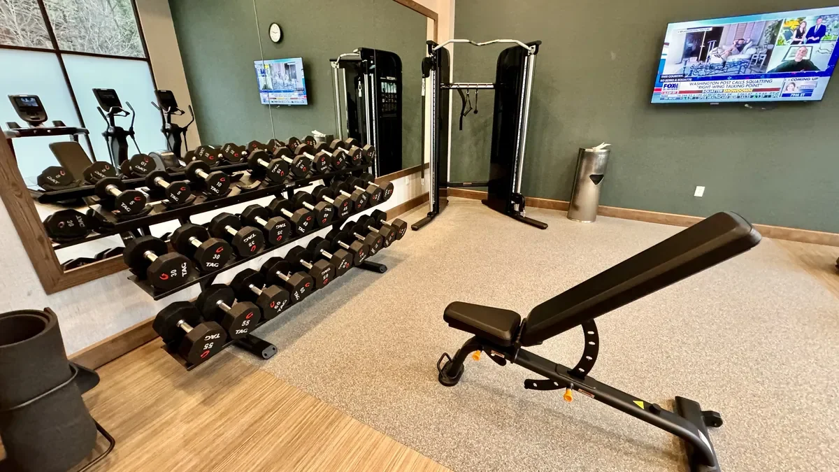 Gym at Embassy Suites in Gatlinburg