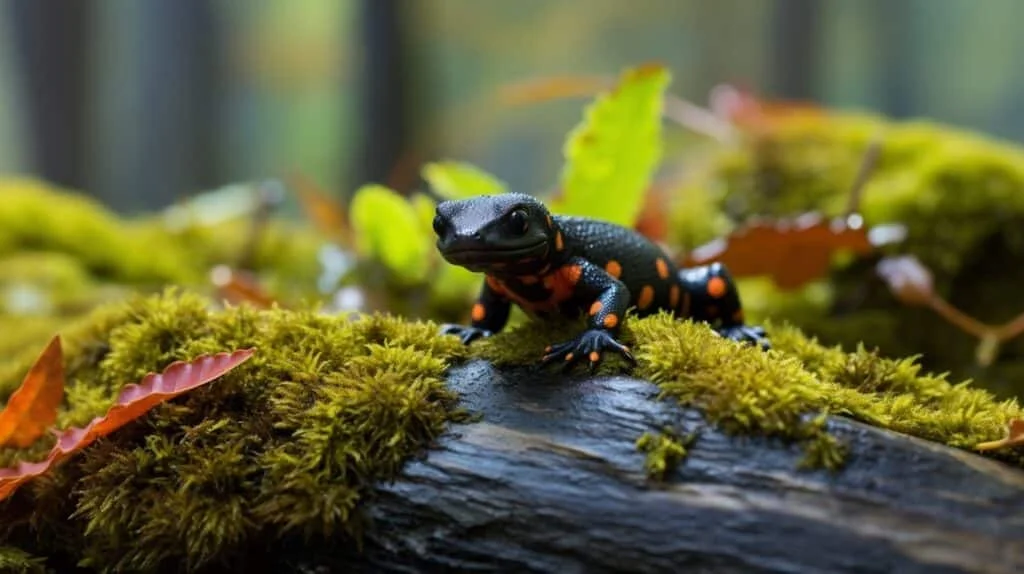 Salamander in the smoky mountains