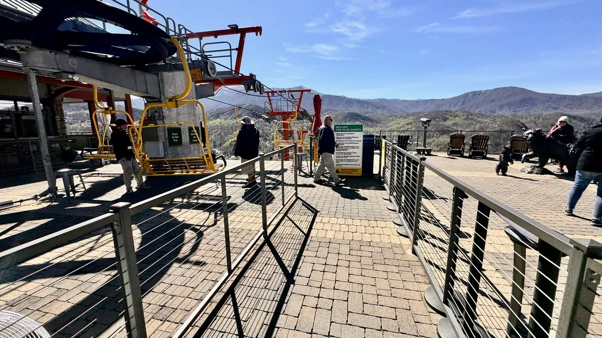 top station at skypark gatlinburg