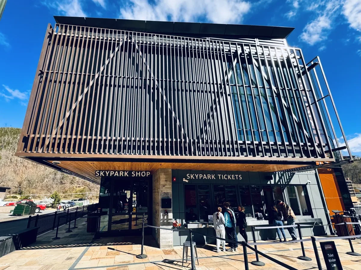 base station and shop at at skypark gatlinburg