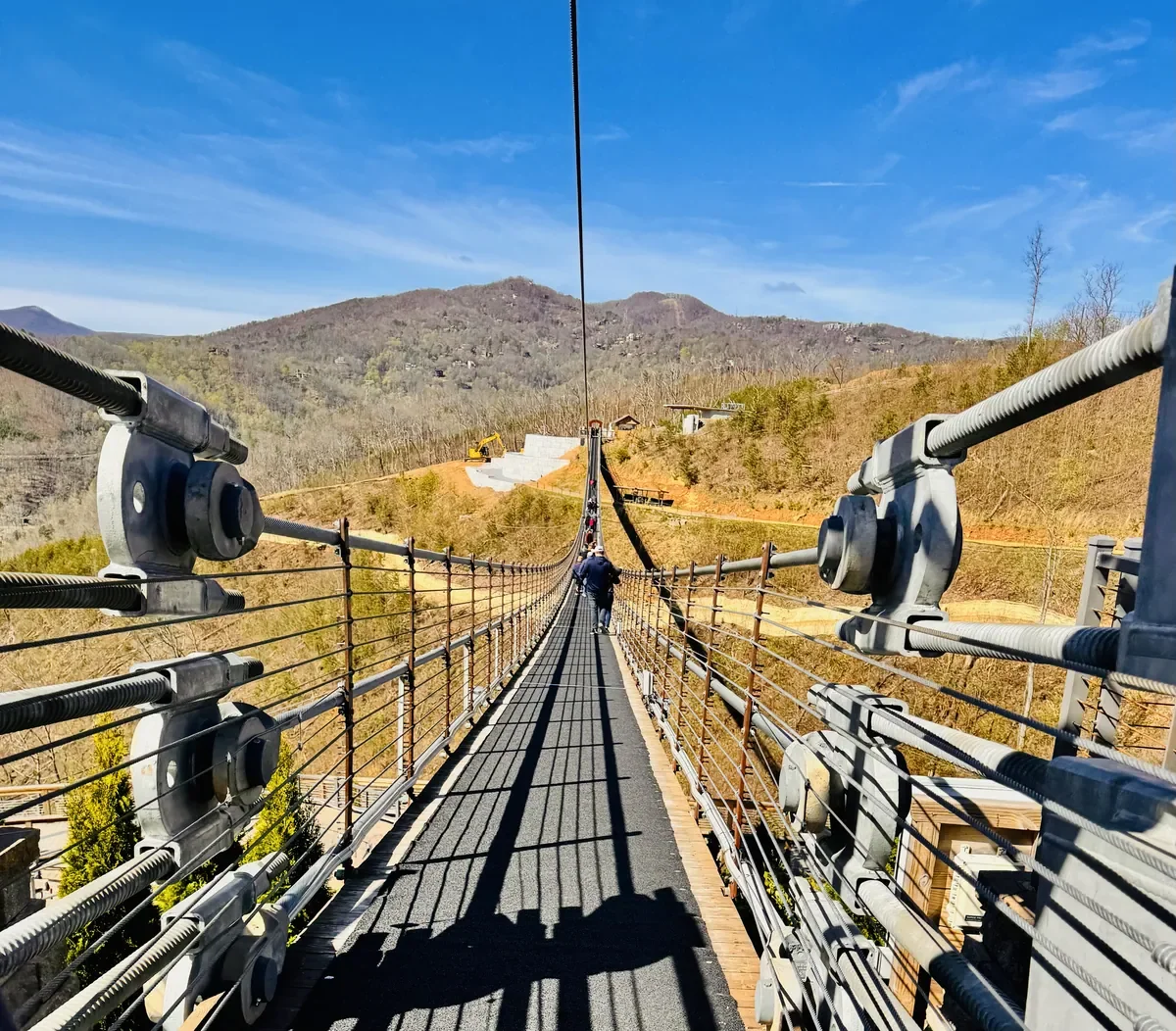 close up of entrance of skybridge gatlinburg