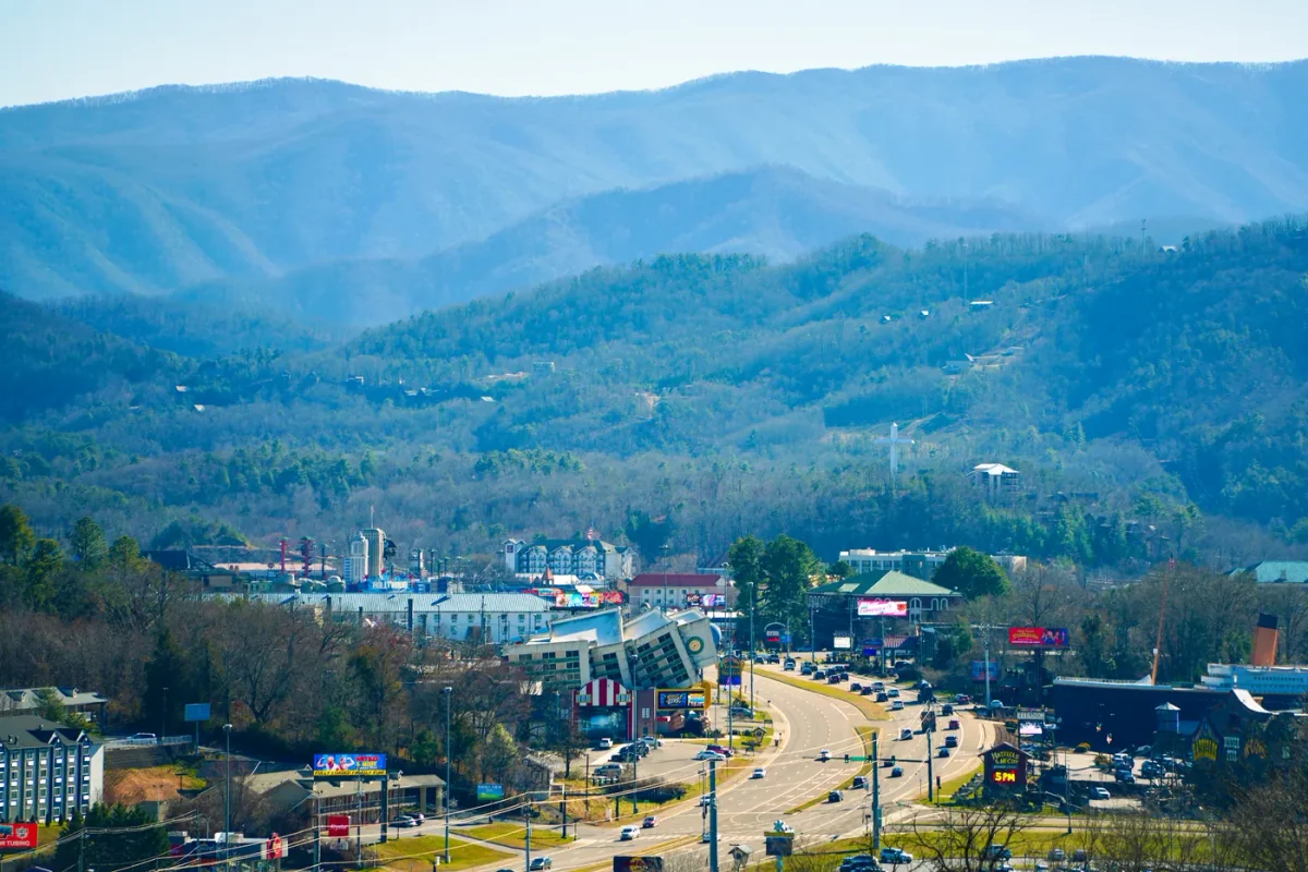 skyland ranch view of north pigeon forge