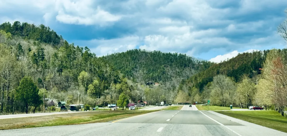 road through townsend