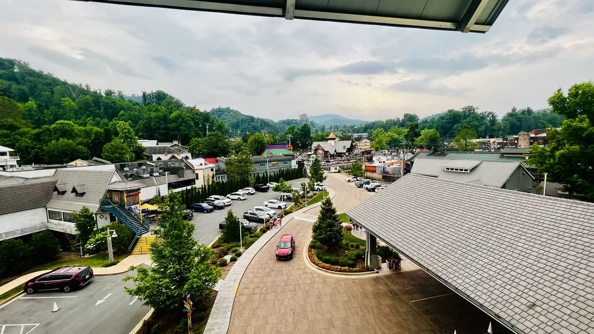 Margaritaville Resort Gatlinburg view from balcony