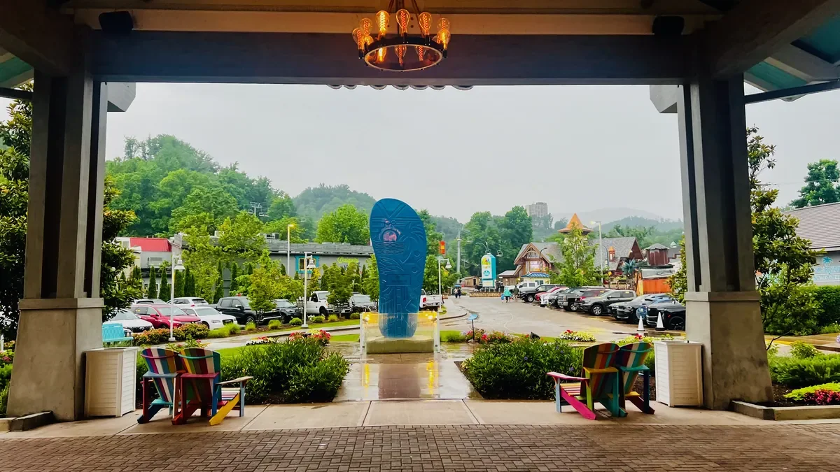 Margaritaville Resort Gatlinburg Looking Out Front