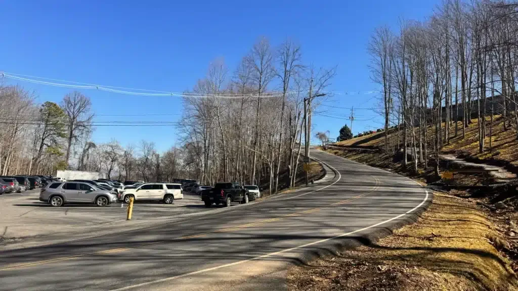 parking lot 2 at Ober Mountain