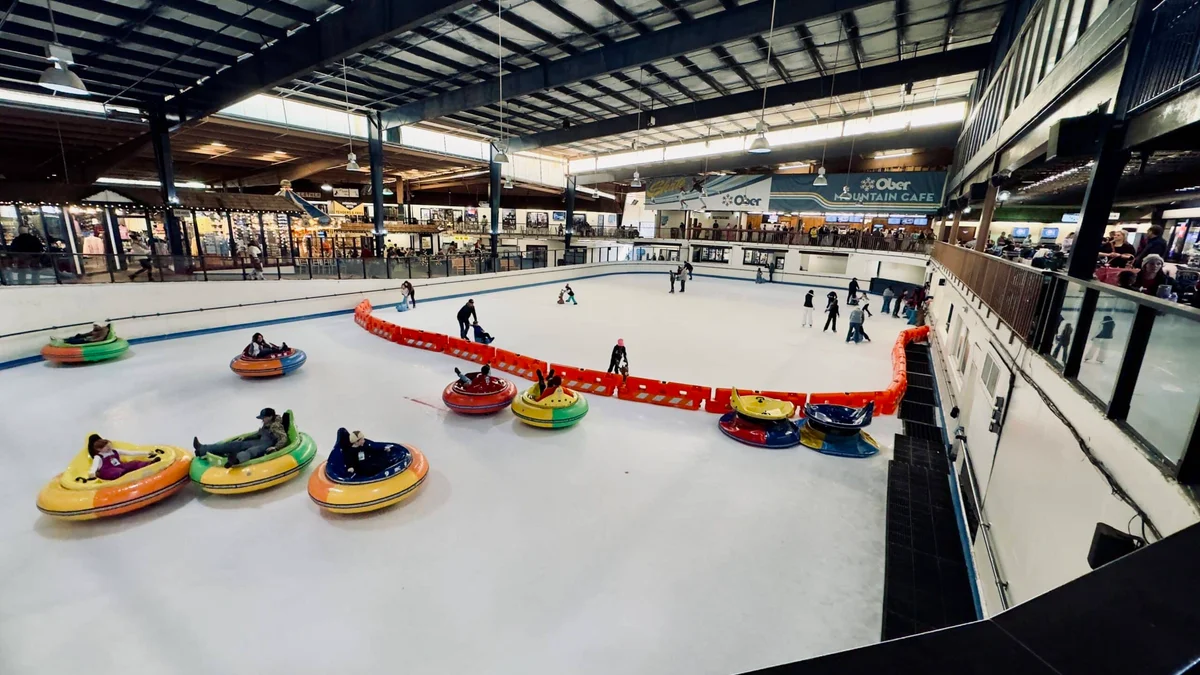 Ober Mountain ice bumper cars