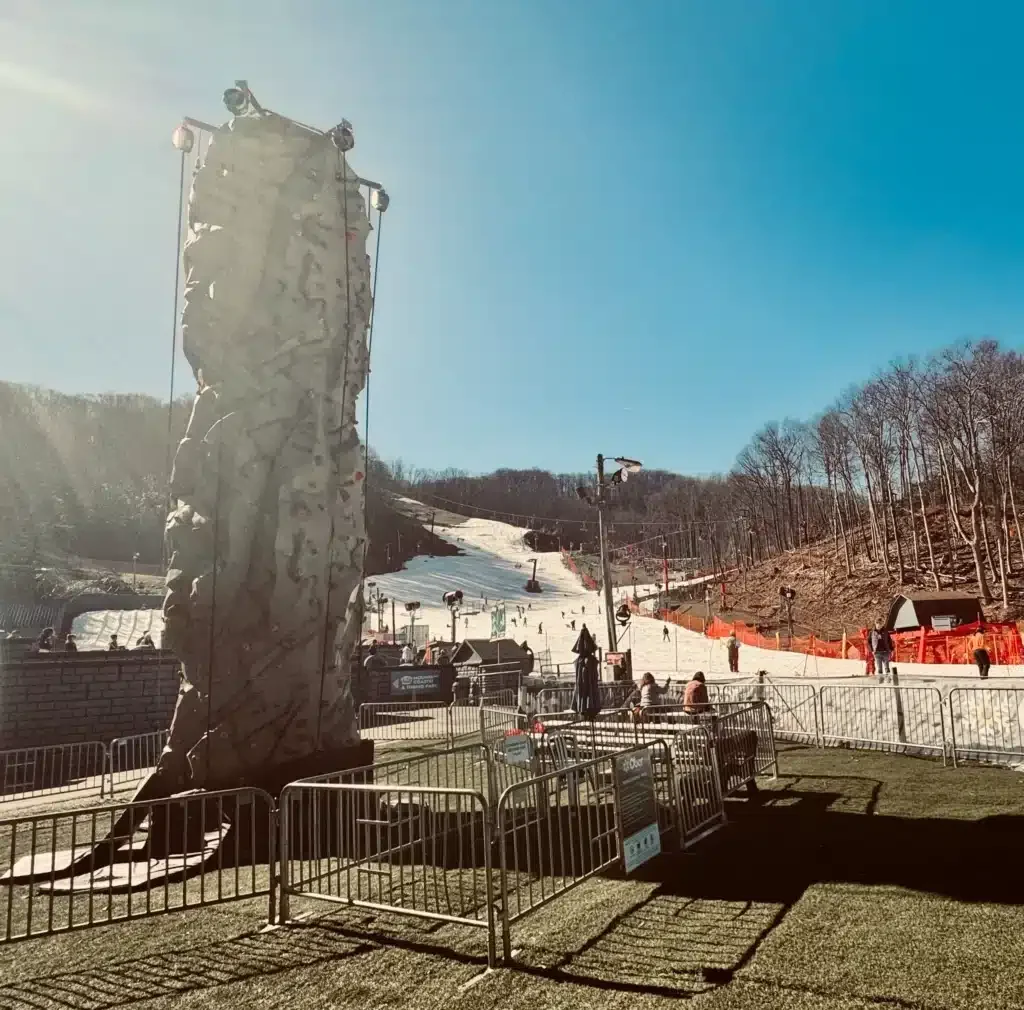 Ober Mountain rock climbing wall