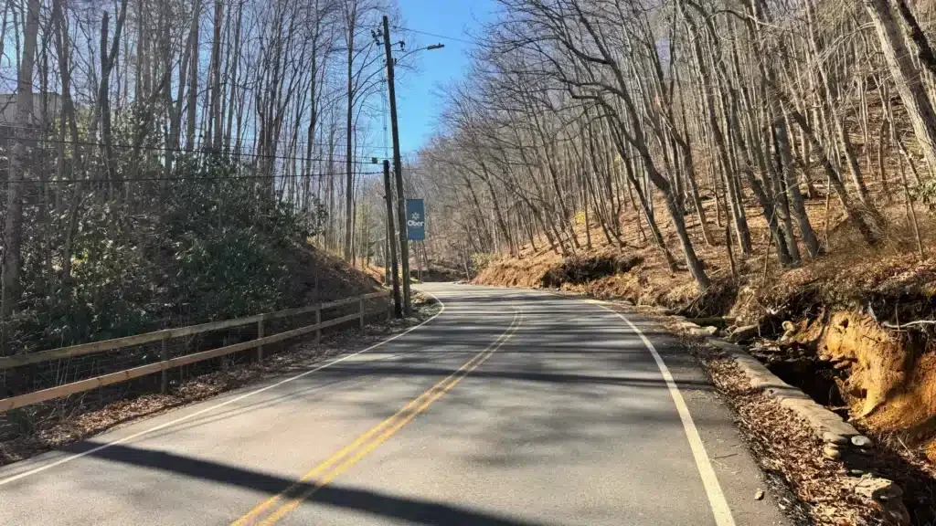 Ober Mountain walking up hill