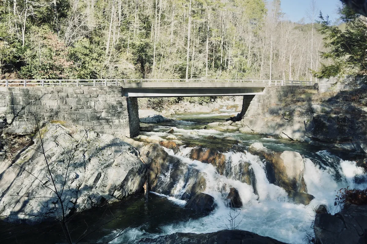 Experience Pigeon Forge Without Spending A Dime: 10 Must-Do Free Activities 5 the sinks waterfall in the great smoky mountains national park