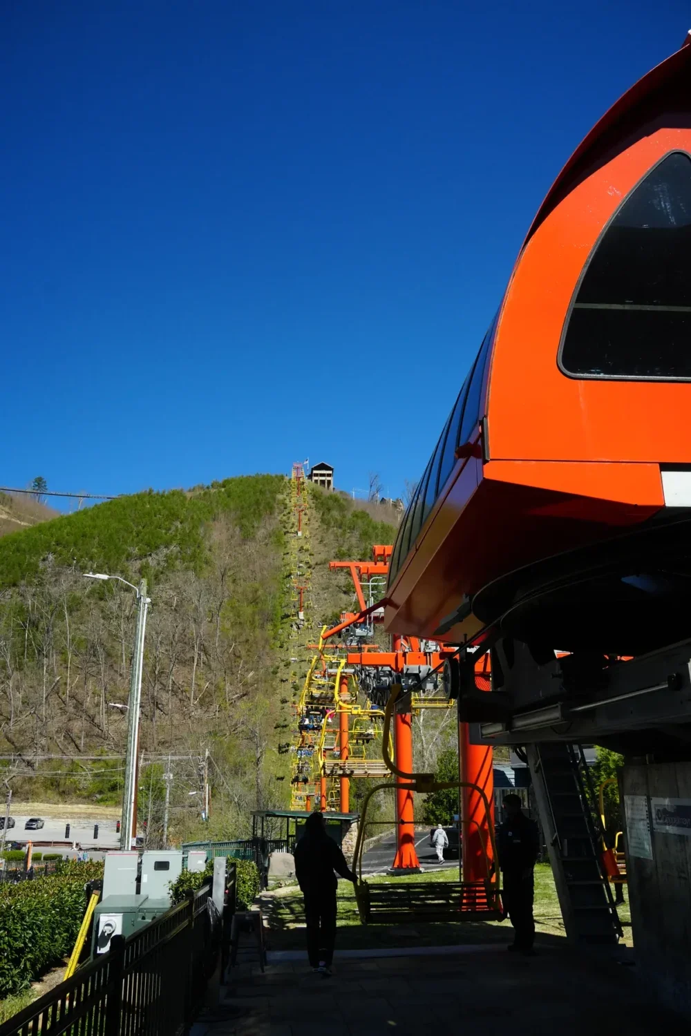 gatlinburg skybridge ski lift station 