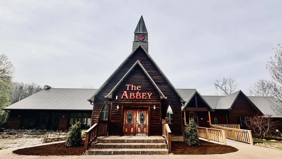 The Former Smoky Mountain Wedding Chapel Turned Restaurant