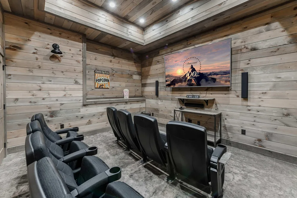 Home theater with comfortable seating