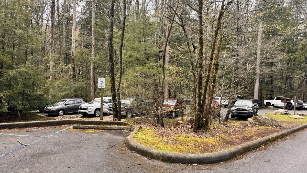 The Elkmont area inside Great Smoky Mountains National Park